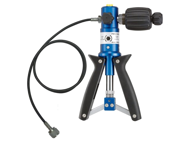 Pneumatische proefpomp; 240x170x50mm; Aansluiting: G 1/4 Pneumatische proefpomp; 240x170x50mm; Aansluiting: G 1/4